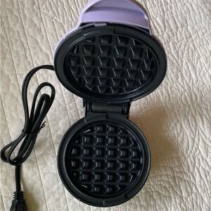 Purple Mini Waffle Maker